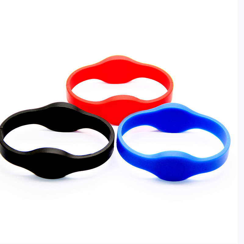 RFID電子手環(huán)雙色硅膠腕帶NFC硅膠電子手環(huán)2